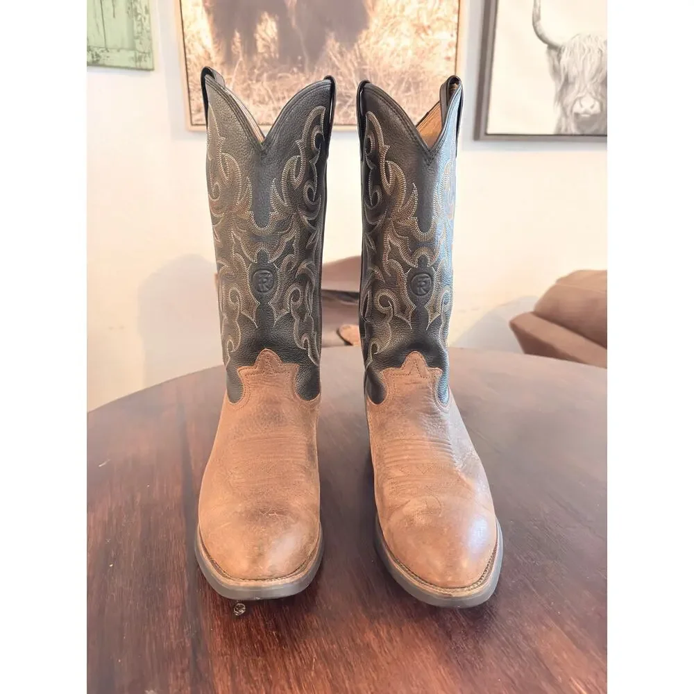 Tony Lama Genuine Leather Cowboy Boots Men's Size 11EE
